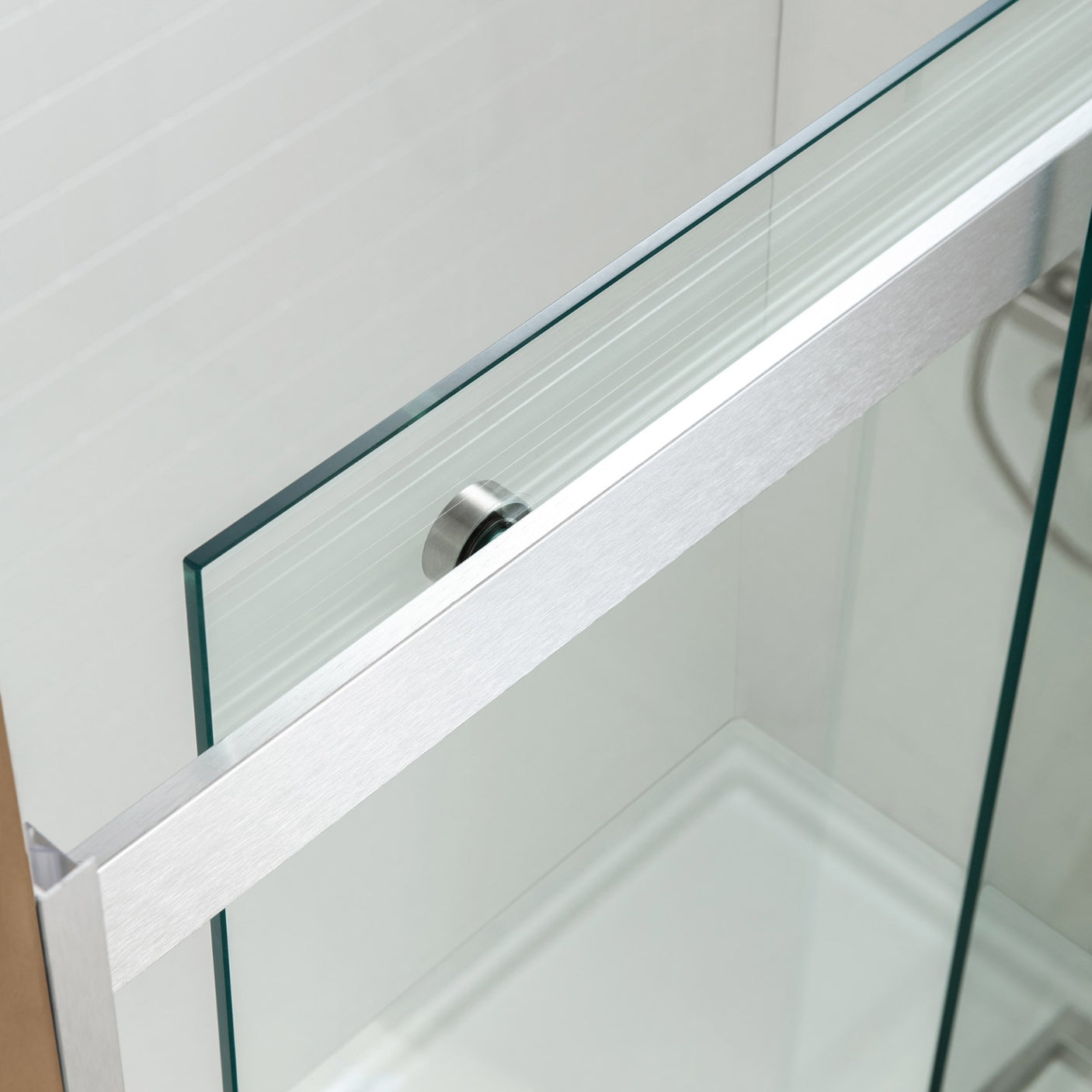 Woodbridge 2 Way Opening and Double Sliding (60"W x 62"H x 5/16") Frameless Bathtub Tempered Glass Shower Door