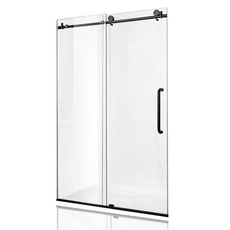 Anzzi Madam Series Frameless Sliding Shower Door (60" W x 76" H) with Handle