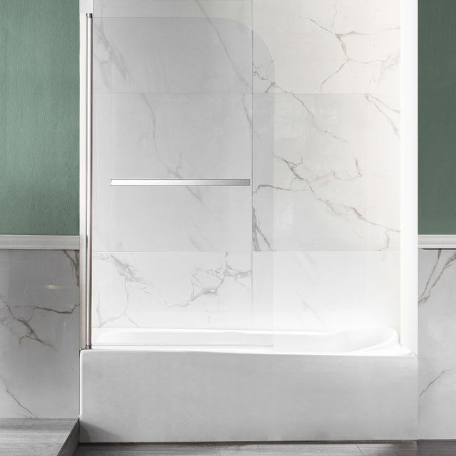 Anzzi Myth Series Frameless (28"W x 56"H) Tub Door