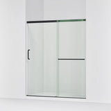 Kohler Elate® Sliding shower door (56.3" - 59.6" W x 70.5" H) with 1/4" (6mm) thick Crystal Clear glass in Matte Nickel