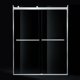 Woodbridge 2 Way Opening and Double Sliding (60"W x 76"H x 5/16") Frameless Bathtub Tempered Glass Shower Door