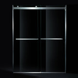 Woodbridge 2 Way Opening and Double Sliding (48"W x 76"H x 5/16") Frameless Tempered Glass Shower Door