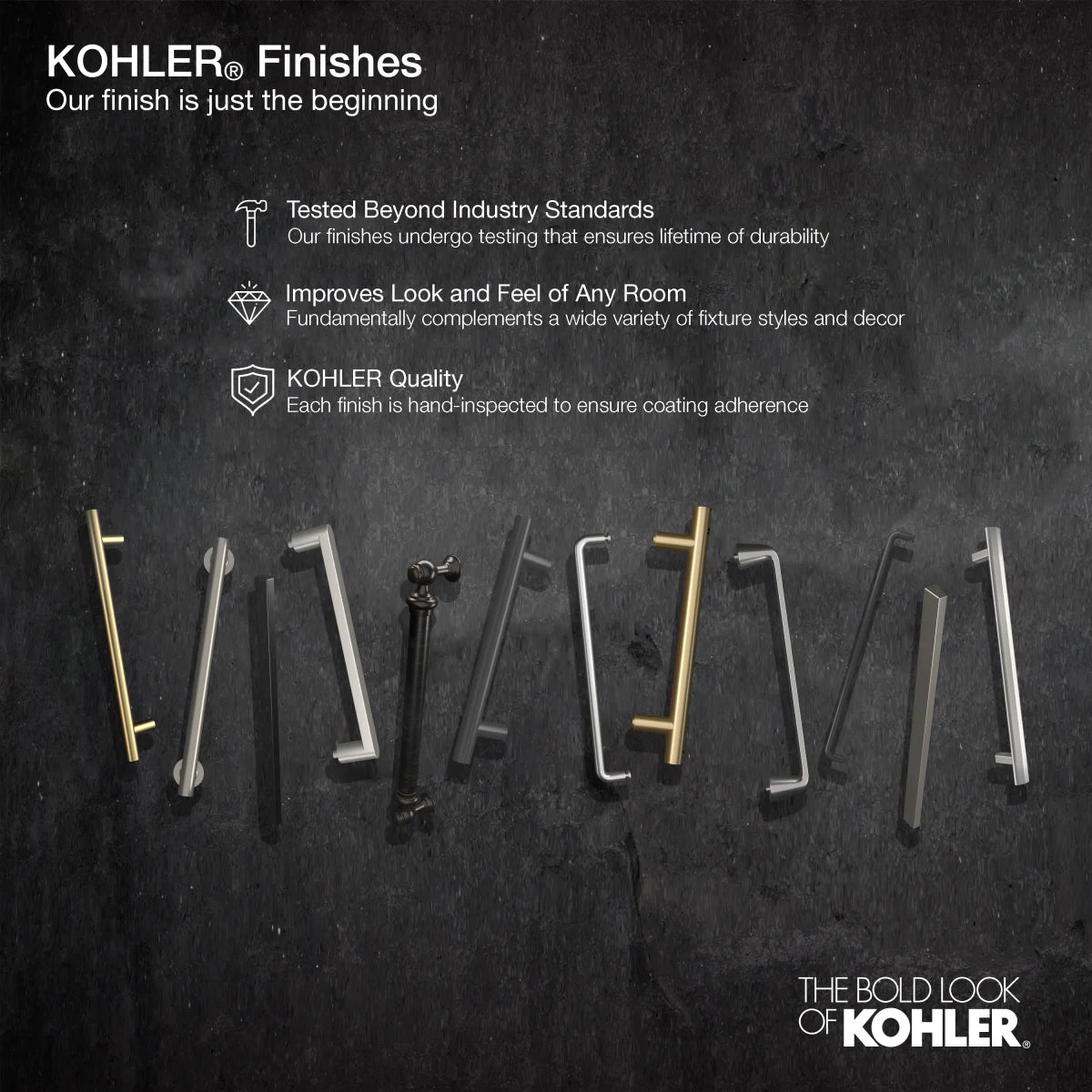 Kohler Composed™ Frameless Pivot shower door (39.6" - 40.4" W x 71.6" H) with 3/8" (10mm) thick Crystal Clear glass