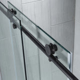 Woodbridge Frameless (44-48"W × 76"H) Clear Tempered Glass Shower Door