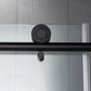 Woodbridge Frameless (60"W × 62"H) Clear Tempered Glass Shower Door - Matte Black Finish