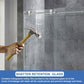 Woodbridge Frameless (60"W × 62"H) Clear Tempered Glass Shower Door - Brushed Nickel Finish