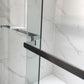 Woodbridge 2 Way Opening and Double Sliding (60"W x 76"H x 3/8"in) Frameless Bathtub Tempered Glass Shower Door - Chrome Finish