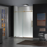 Woodbridge Frameless (44-48"W × 76"H) Clear Tempered Glass Shower Door