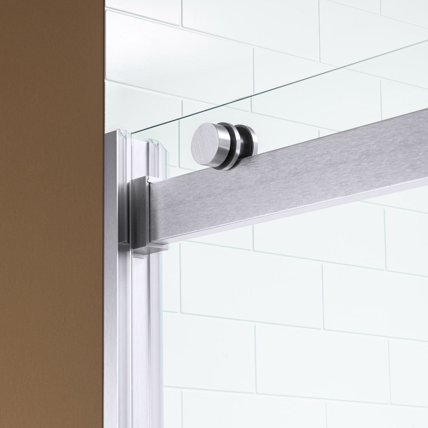 Woodbridge 2 Way Opening and Double Sliding (60"W x 62"H x 5/16") Frameless Bathtub Tempered Glass Shower Door - Chrome Finish