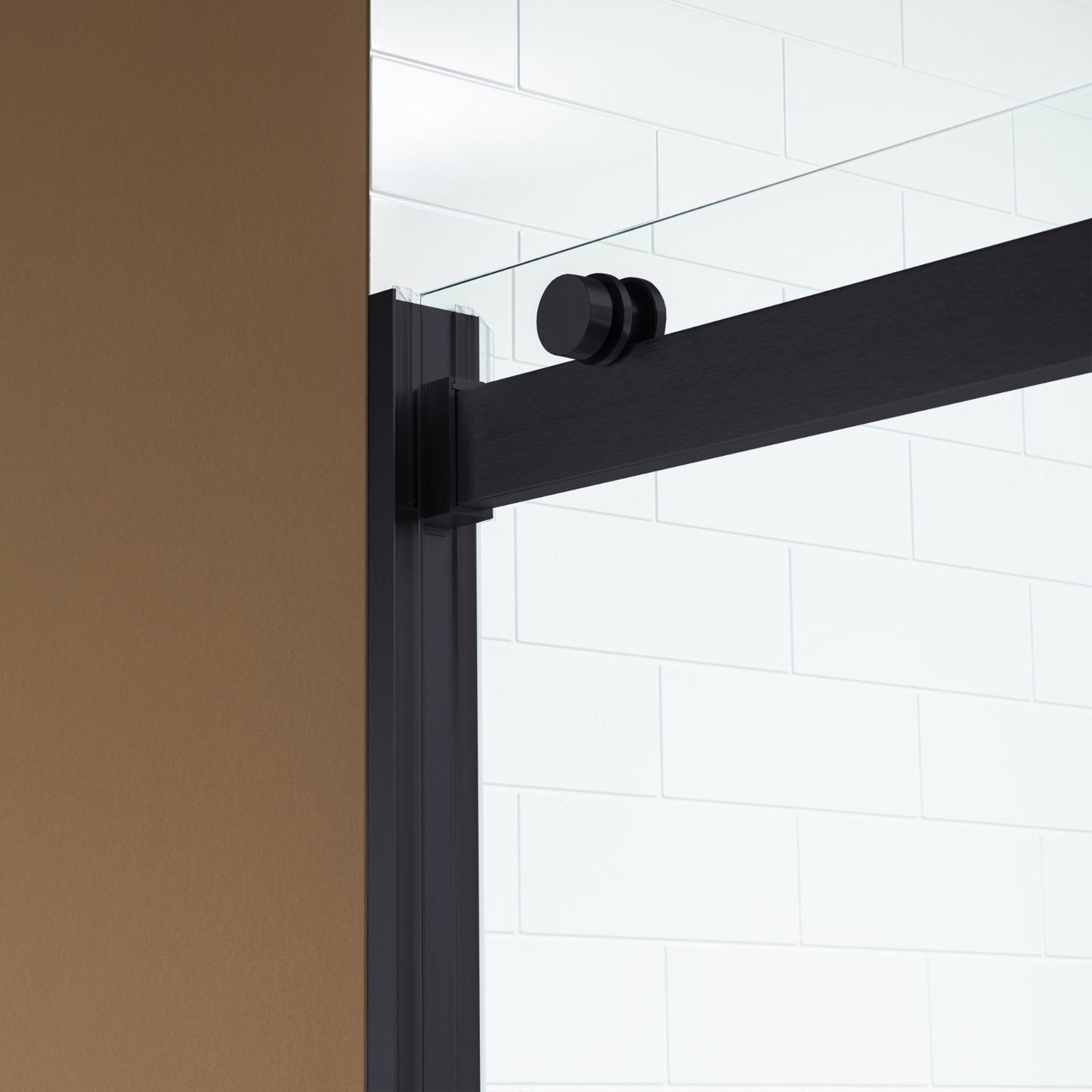 Woodbridge 2 Way Opening and Double Sliding (60"W x 62"H x 5/16") Frameless Bathtub Tempered Glass Shower Door - Matte Black Finish