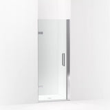 Kohler Composed™ Frameless Pivot Shower door (27.6" - 28.4" W x 71.6" H) with 3/8" (10mm) thick Crystal Clear Glass