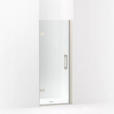 Kohler Components™ Frameless Pivot shower door (27.6" - 28.4" W x 71.6" H ) with 3/8" (10mm) thick Crystal Clear glass