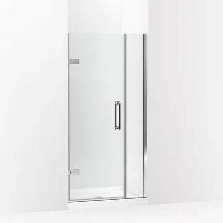 Kohler Components™ Pivot Shower Door (33.6"-34.4" W x 71.6" H) with 3/8" (10mm) thick Crystal Clear glass