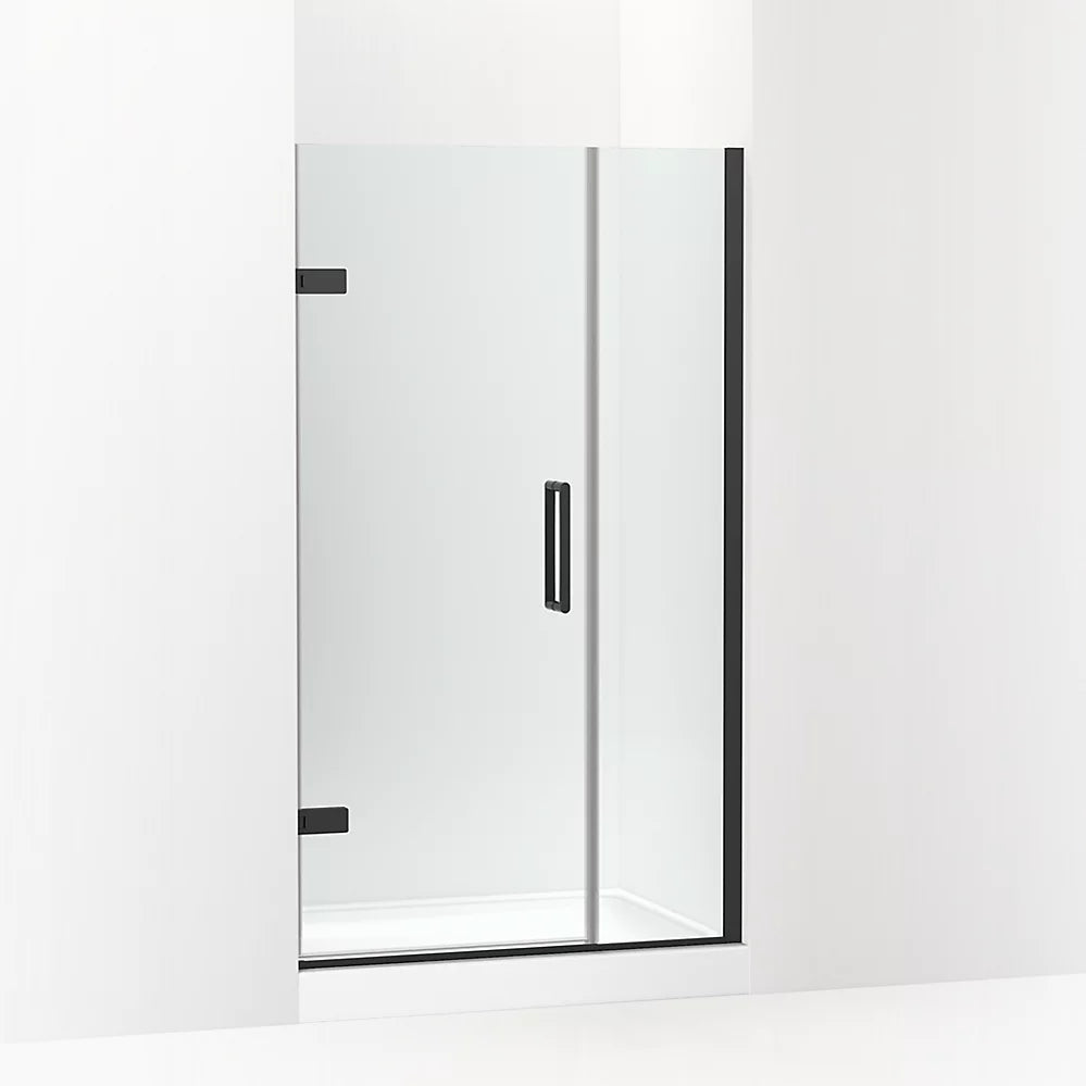 Kohler Composed™ Frameless Pivot shower door (39.6" - 40.4" W x 71.6" H) with 3/8" (10mm) thick Crystal Clear glass