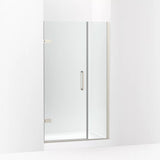 Kohler Composed™ Frameless Pivot shower door (39.6" - 40.4" W x 71.6" H) with 3/8" (10mm) thick Crystal Clear glass