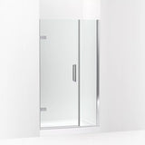 Kohler Composed™ Frameless Pivot shower door (39.6" - 40.4" W x 71.6" H) with 3/8" (10mm) thick Crystal Clear glass