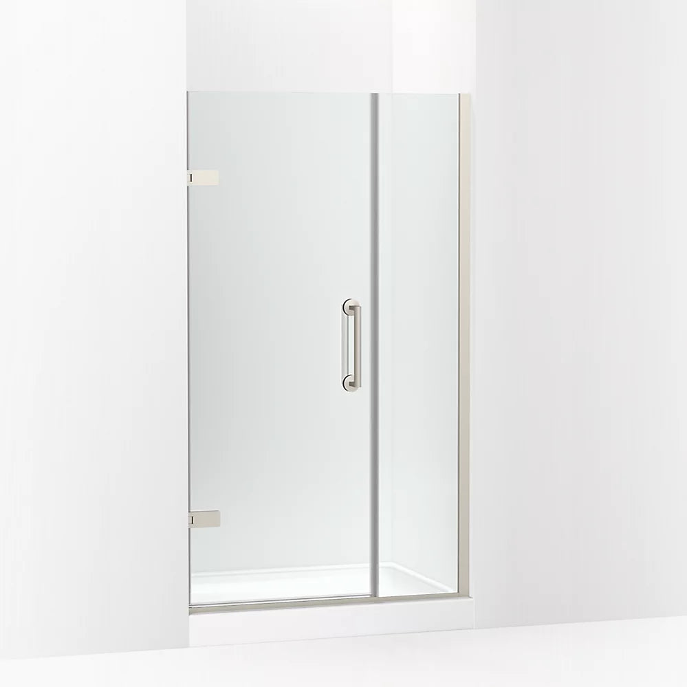 Kohler Components™ Pivot Shower door (39.6" - 40.4" W x 71.6" H) with 3/8" (10mm) thick Crystal Clear glass