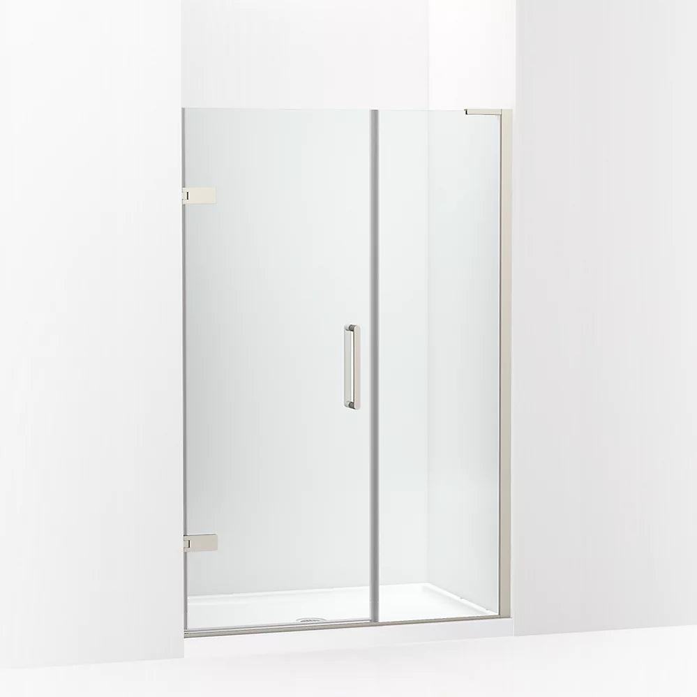 Kohler Composed™ Frameless Pivot Shower door (45.3" - 46" W x 71.8" H) with 3/8" (10mm) thick Crystal Clear glass