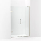 Kohler Composed™ Frameless Pivot Shower door (45.3" - 46" W x 71.8" H) with 3/8" (10mm) thick Crystal Clear glass