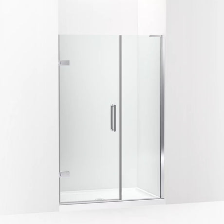 Kohler Composed™ Frameless Pivot Shower door (45.3" - 46" W x 71.8" H) with 3/8" (10mm) thick Crystal Clear glass