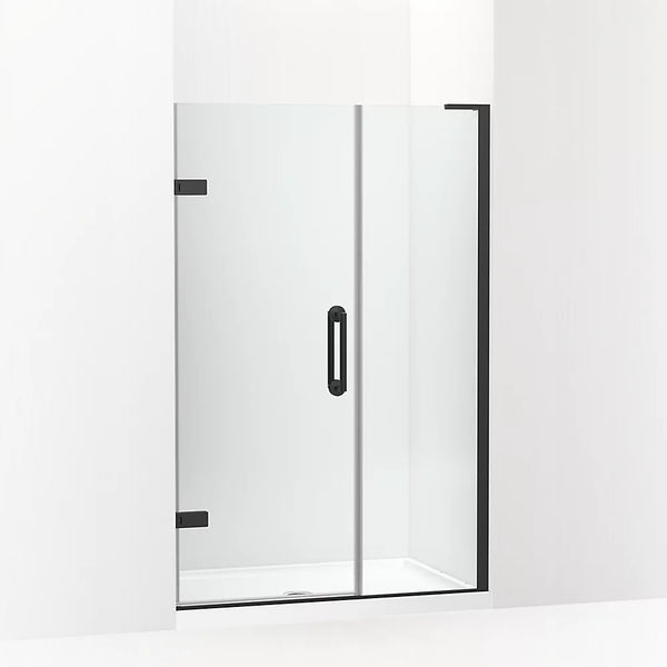 Kohler Components™ (46-46.8 W x 71.8 H) Pivot Shower Door with 3/8 (10mm) thick glass in Matte Black