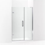 Kohler Components™ Pivot Shower Door (46"-46.8" W x 71.8" H) with 3/8" (10mm) thick Crystal Clear glass