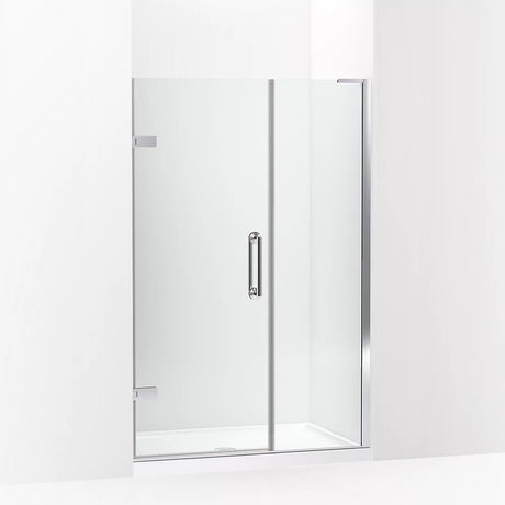 Kohler Components™ Pivot Shower Door (46"-46.8" W x 71.8" H) with 3/8" (10mm) thick Crystal Clear glass