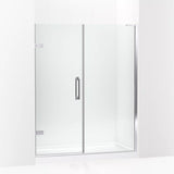 Kohler Composed™ Pivot Shower Door (58" - 58.8" W x 71.8" H) with 3/8" (10mm) thick Crystal Clear glass