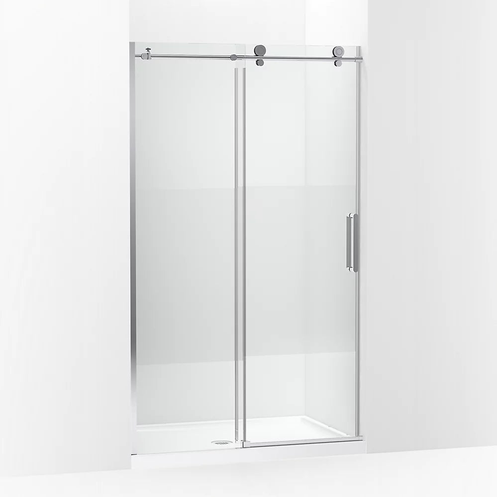 Kohler Composed™ Sliding Shower Door (44.1" - 47.9" W x 78" H) with 3/8" (10mm) thick Crystal Clear glass