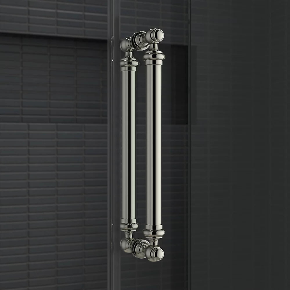 Kohler Artifacts™ (57.3" – 58.3" W x 80.9" H) Sliding Shower Door with 3/8" (10mm) thick glass in Oil-Rubbed Bronze