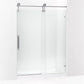 Kohler Artifacts™ (57.3" – 58.3" W x 80.9" H) Sliding Shower Door with 3/8" (10mm) thick glass in Polished Chrome