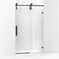 Kohler Artifacts™ (46.3" - 47.3" W x 80.9" H) Sliding Shower Door with 3/8" (10mm) thick Crystal Clear glass in Oil-Rubbed Bronze