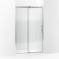 Kohler Rely® (44.6" – 47.6" W x 77" H) Sliding Shower door with 3/8" (10mm) thick glass in Bright Polished Silver