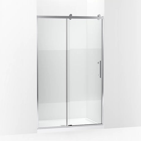 Kohler Rely® Sliding Shower door (44.6" – 47.6" W x 77" H) with 3/8" (10mm) thick Crystal Clear glass