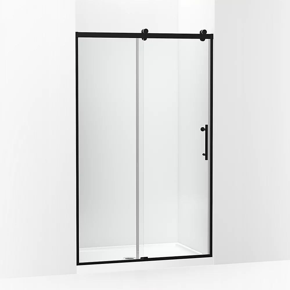 Kohler Rely® Sliding Shower door (44.6" – 47.6" W x 77" H) with 3/8" (10mm) thick Crystal Clear glass