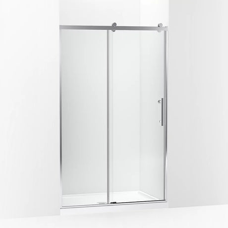 Kohler Rely® Sliding Shower door (44.6" – 47.6" W x 77" H) with 3/8" (10mm) thick Crystal Clear glass