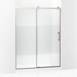 Kohler Rely® Sliding Shower door (56.6" – 59.6" W x 77" H) with 3/8" (10mm) thick Crystal Clear glass