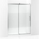 Kohler Rely® Sliding Shower door (56.6" – 59.6" W x 77" H) with 3/8" (10mm) thick Crystal Clear glass