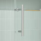 Kohler Rely® (56.6" – 59.6" W x 77" H) Sliding Shower Door with 3/8" (10mm) thick glass in Vibrant Brushed Moderne Brass