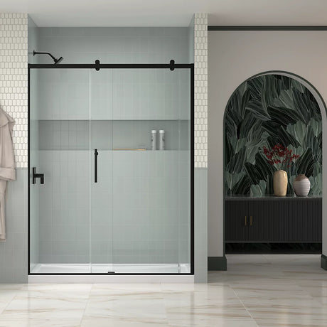 Kohler Rely® Sliding Shower Door (56.6" – 59.6" W x 77" H) with 3/8" (10mm) thick Crystal Clear glass