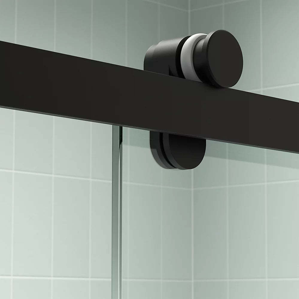 Kohler Rely® (56.6" – 59.6" W x 77" H) Sliding Shower Door with 3/8" (10mm) thick glass in Matte Black