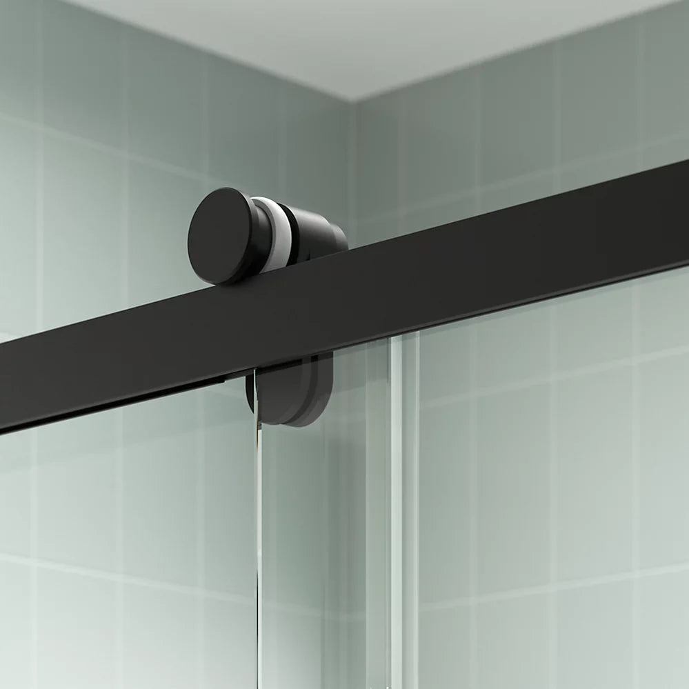 Kohler Rely® (56.6" – 59.6" W x 77" H) Sliding Shower Door with 3/8" (10mm) thick glass in Matte Black