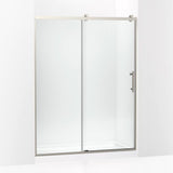 Kohler Rely® Sliding Shower Door (56.6" – 59.6" W x 77" H) with 3/8" (10mm) thick Crystal Clear glass