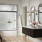 Kohler Levity® Plus Sliding Bath door (56.6" - 59.6" W x 61.6" H) with 5/16" (8mm) thick Crystal Clear glass