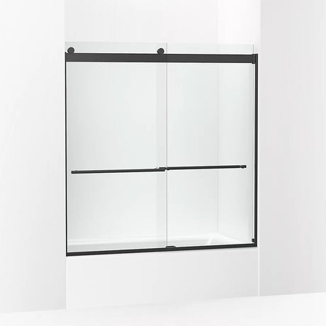 Kohler Levity® Plus Sliding Bath door (56.6" - 59.6" W x 61.6" H) with 5/16" (8mm)  thick Crystal Clear glass