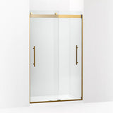 Kohler Levity® Plus Frameless Sliding Shower door (44.6" - 47.6" W x 77.6" H) with 5/16" (8mm) thick Crystal Clear glass