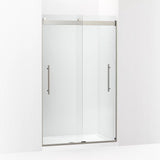 Kohler Levity® Plus Frameless Sliding Shower door (44.6" - 47.6" W x 77.6" H) with 5/16" (8mm) thick Crystal Clear glass