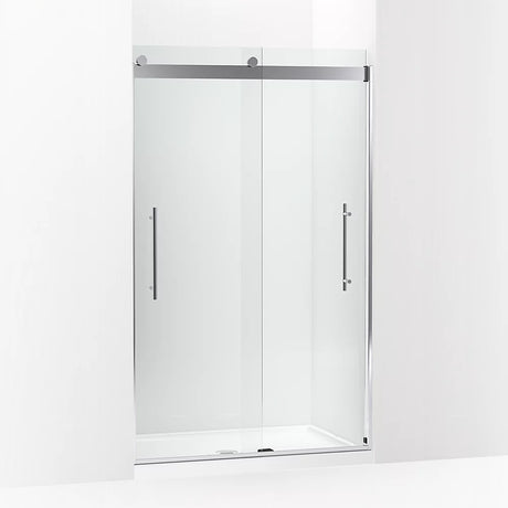 Kohler Levity® Plus Frameless Sliding Shower door (44.6" - 47.6" W x 77.6" H) with 5/16" (8mm) thick Crystal Clear glass