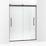 Kohler Levity® Plus Sliding Shower door (56.6" - 59.6"W x 77.6" H) with 5/16" (8mm) thick Crystal Clear glass