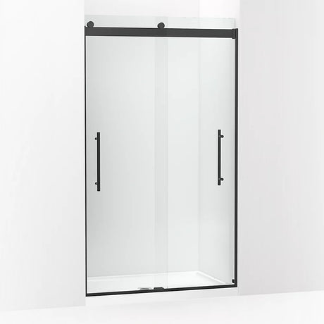 Kohler Levity® Plus Frameless Sliding Shower door (44.6" - 47.6" W x 81.6" H) with 3/8" (10mm) thick Crystal Clear glass